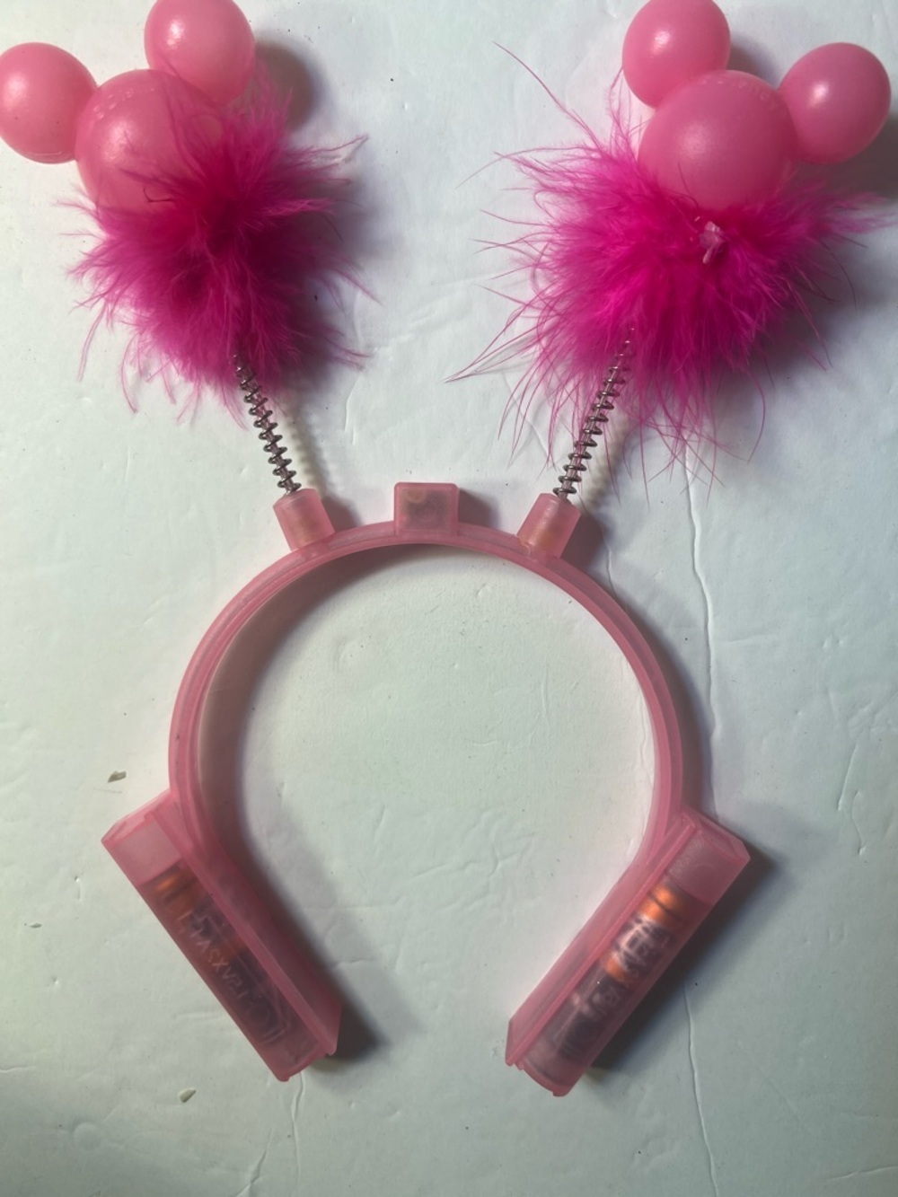 Pink Feather Pom Headband for Kids - Picture 4 of 12